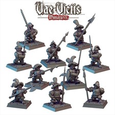 "Imperial Halfling Warband x10" Vae Victis Miniatures D D Mordheim Frostgrave