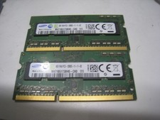 8 Go (2 x 4 Go) Samsung DDR3 PC3-12800 Laptop Memory Upgrade RAM SODIMM 204 Pin