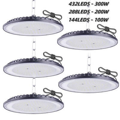 LED UFO Hallenbeleuchtung High Bay Hallenstrahler Industrielampe Hallenleuchte