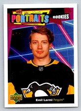 2020-21 Upper Deck UD Portraits #P97 Emil Larmi (ref 184347)
