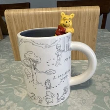Zrike Brands Disney Winnie the Pooh Hanging Pooh Coffee / Tea Mug