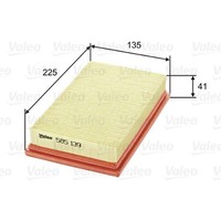 Valeo Luftfilter Filtereinsatz FüR Fiat Cinquecento 0.9 I.E S 0.7I 0.7 585139