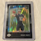 2024 Panini Donruss Optic - Rated Rookie Drake Maye #229 Purple Shock Prizm (RC)