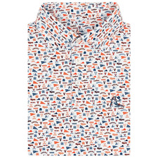 Rhoback the UVA Gameday Men'S Performance Polo Cavaliers Style