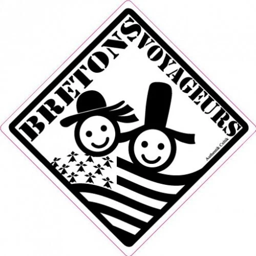 ZUNDAPP Voyageurs bretons Breizh Bretagne 563 autocollant sticker