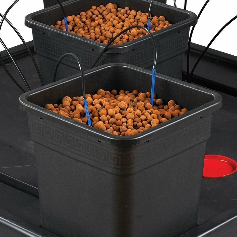 Wilma XL 4 x 18L Pots Hydroponic Dripper System 90cm X 90cm Base Grow