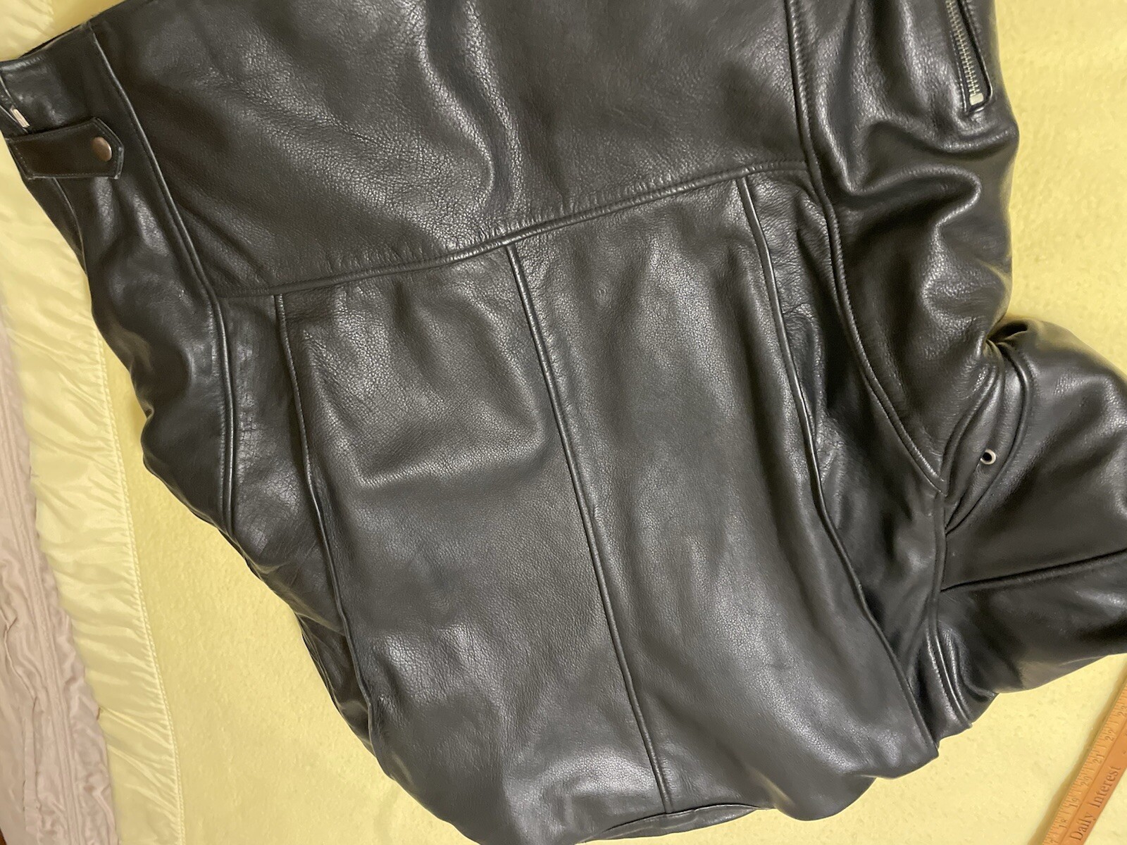 First Classic Leather Jacket-reversible NWOT - image 7