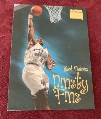 Karl Malone 1999 Skybox Ninety Fine Card #214 - Utah Jazz NBA HOFer
