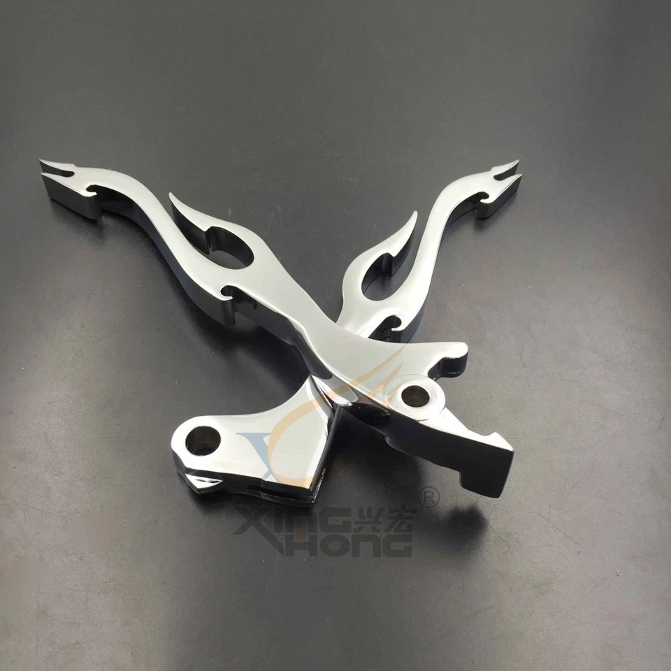 Palanca de llama de embrague de freno cromada para Honda Cbr900Rr Vtx1300 Vt1300 Vt1100 Foto 4 de 4