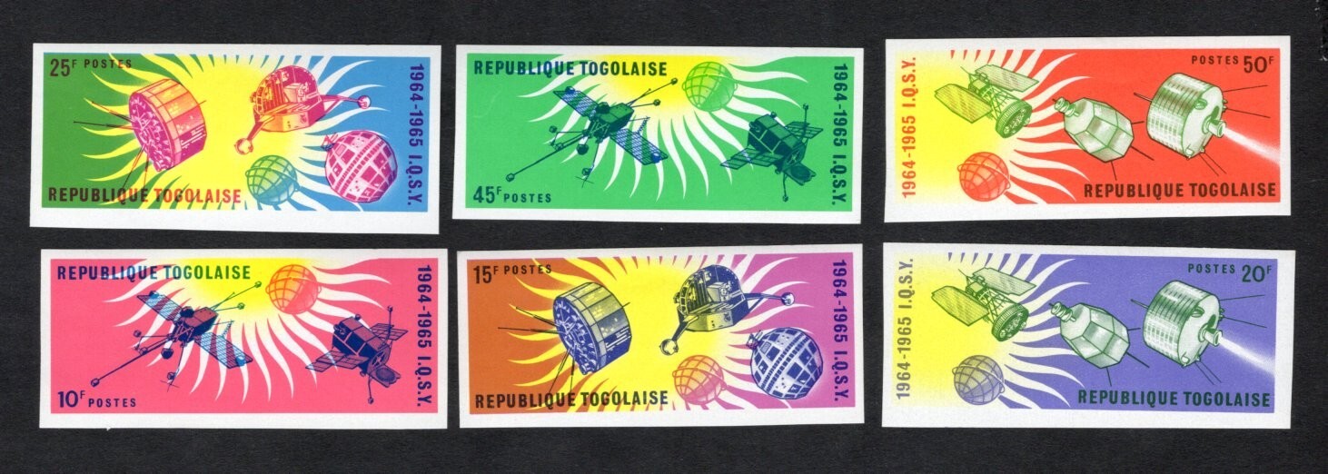 Togo 1964 stamps Mi#446B-451B START8%ONLY MNH CV=24$ Togo 1964 stamps Mi#446B-451B START8%ONLY MNH CV=24$