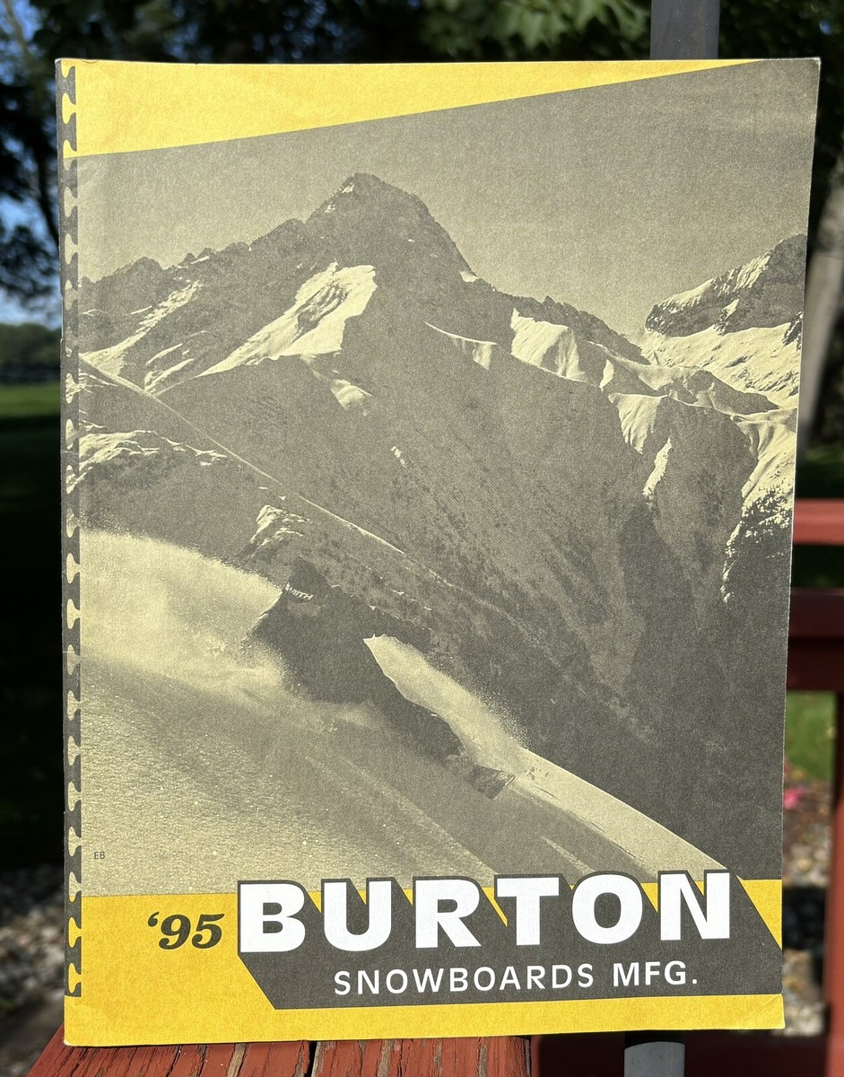 RARE Vintage 1995 Burton Snowboard Dealer Sales Catalog RARE Vintage 1995 Burton Snowboard Dealer Sales Catalog