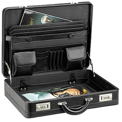 D&N Business Line Aktentasche, 46 cm, 17L, Schwarz bei Bowatex