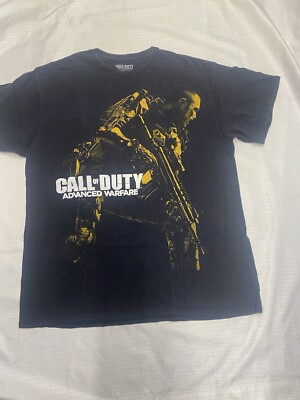 Call of Duty 2014 Advanced Warfare Graphic Video Game Promo Mens Shirt large