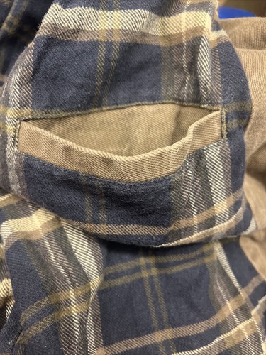 Cabelas Men L Reg Cotton Denim Jean Jacket 921733  Pre Owned - Picture 9 of 10