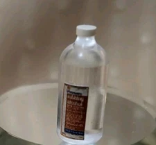 BOTTLE OF RUBBING ALCOHOL FOR MINIATURE DOLLHOUSE OR ROOMBOX 