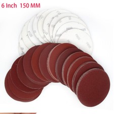1/10pcs 150mm Dry Sanding Discs 6 Inch Sandpaper Hook And Loop Pads Grit 60-2000