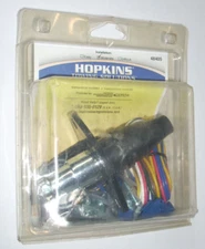 Hopkins 48405 Trailer Connection Kit 6 Pole Round Wire Connectors & Bracket