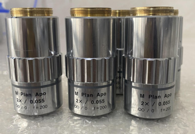 1PC used   M Plan Apo 2X/0.055 microscope