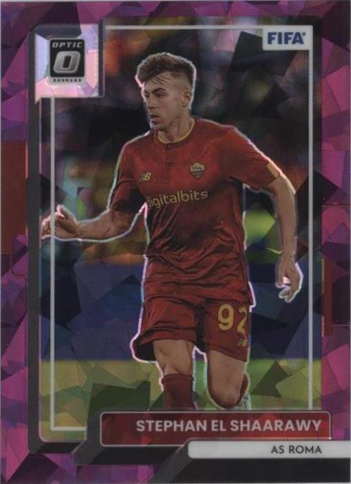 Lot 6 Cartes Panini Donruss Optic – AS Roma 2022-23 – Dybala, Abraham, Photon Prizm (occasion)