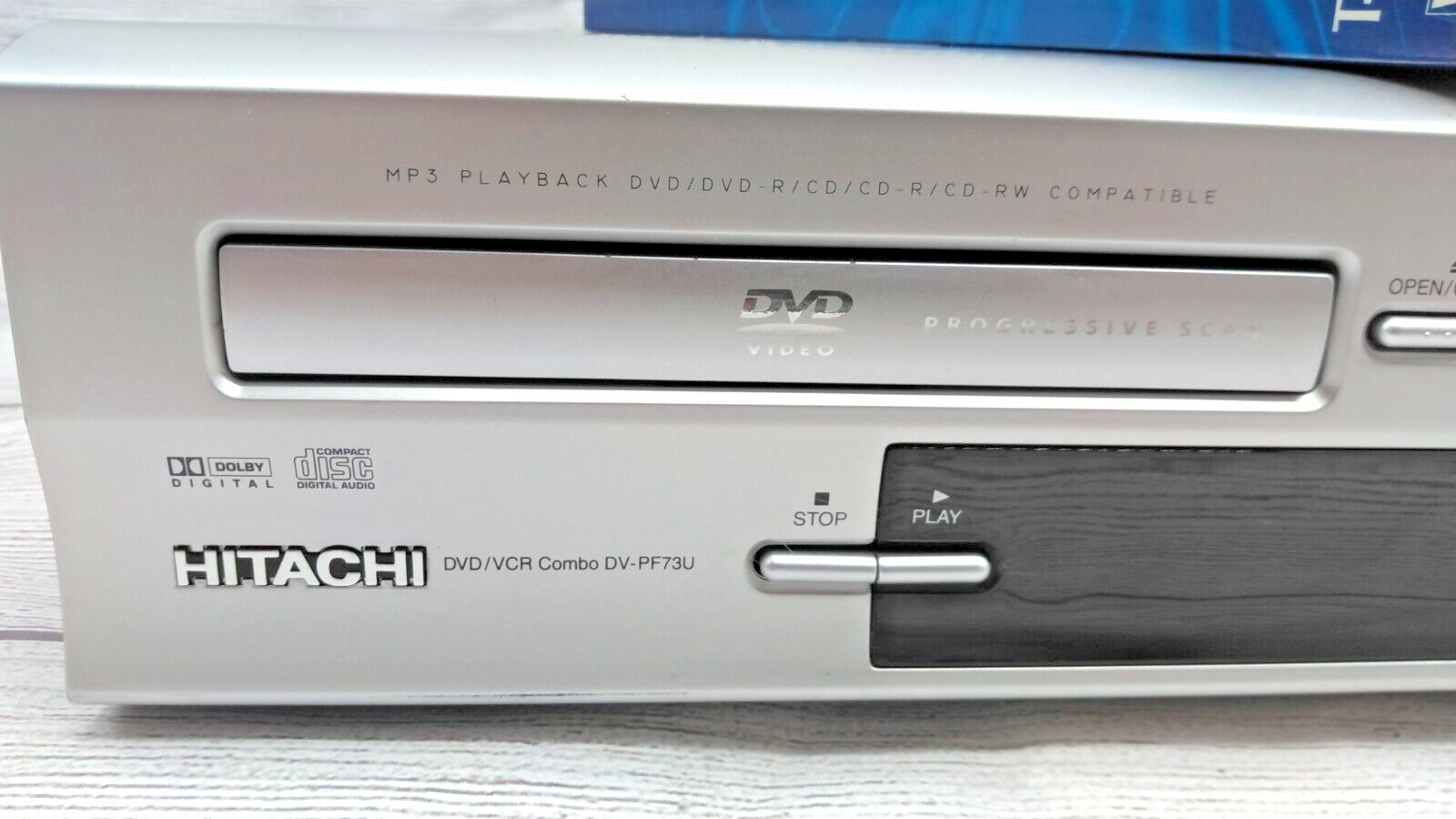 HITACHI DVPF2U DVD/VCR MP3 Combo Video Recorder w/Tape Tested eBay