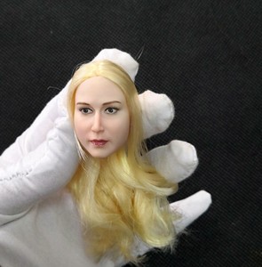 1 6 Scale Female Adele Head Sculpt White Skin Blonde Hair Fit 12