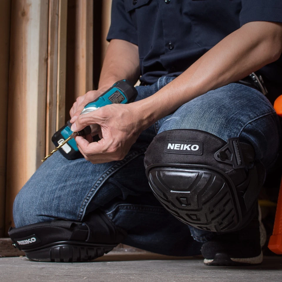 Rodilleras de gel confort protectoras seguridad contratista herramientas de construcción Foto 4 de 4