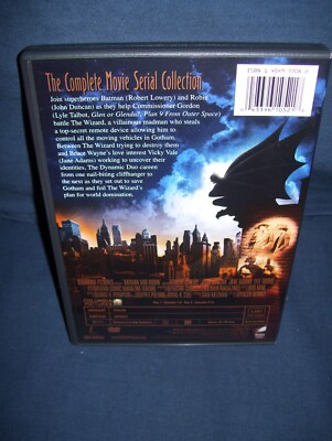 Batman and Robin Comple 1949 Movie Serial Collection 2 Disc Set