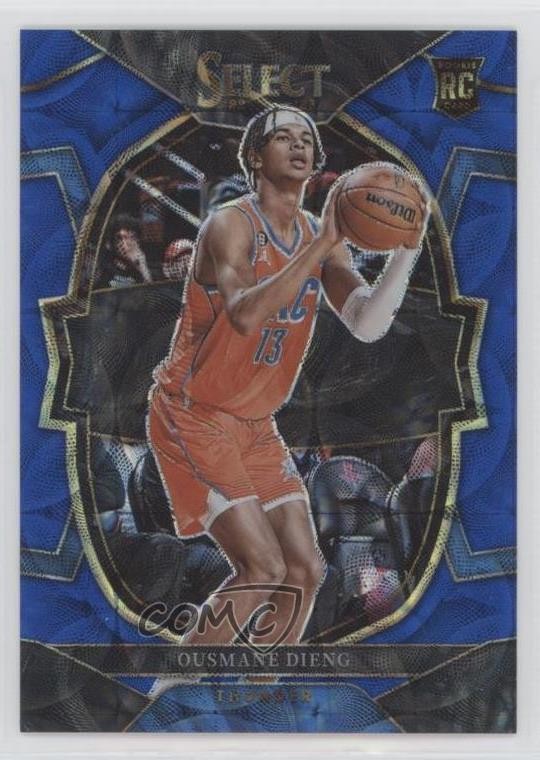 2022 Panini Select Concourse Blue Scope Prizm /249 Ousmane Dieng Rookie RC 11n7