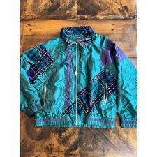 Vintage 90s Track Suit Windbreaker Jacket Hip Hop Outbrook Women's Size Large