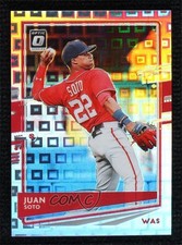2020 Panini Donruss Optic FOTL FOTL Pandora Prizm 18/99 Juan Soto #161 0m4q