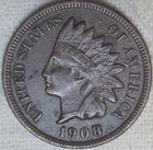 1908 S Indian Cent Nice XF+ Details. Free Shipping