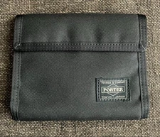 Unused PORTER CLIP Mini 6-Ring Binder Planner Cover Black Japan Duties Included