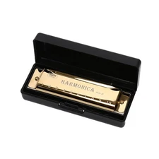 Key of C 10 Hole Diatonic Harmonica C with Case for Beginner Students Kids Gift