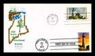 US COVER MAINE STATEHOOD AND LIGHTHOUSE FDC TIME TRAVEL COMBO COLONIAL CACHET