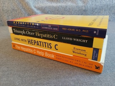 Four used books on Hepatitis C.   Fair to good condition.