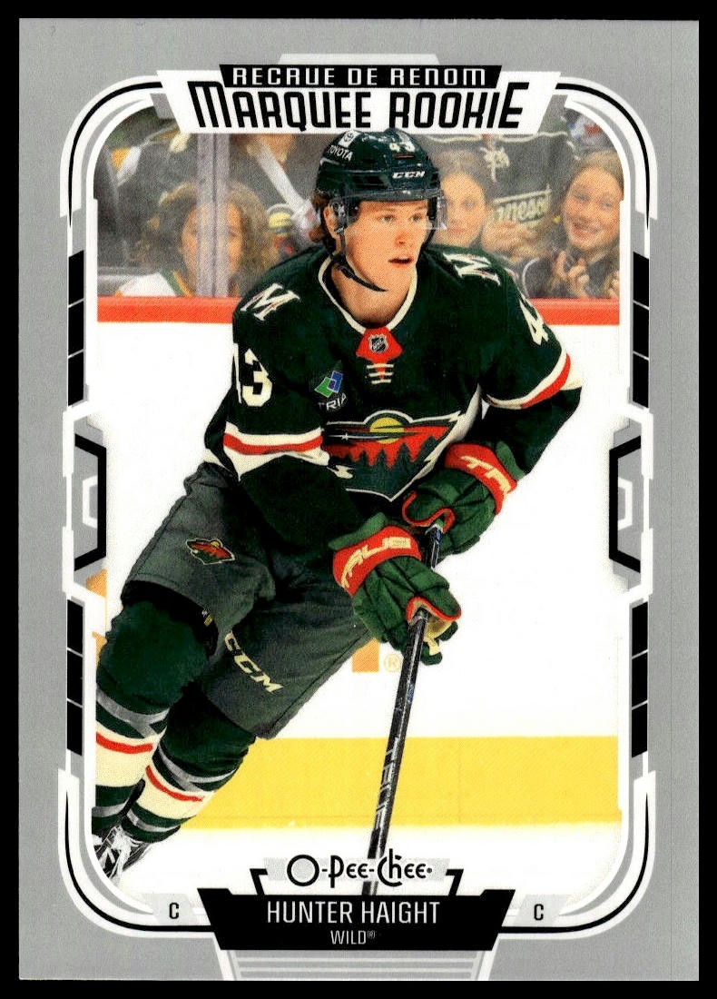 2025-26 O-Pee-Chee #588 Hunter Haight Rookie RC