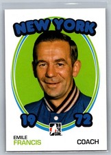 2009-10 ITG 1972 Year In Hockey #C-03 Emile Francis Coaches New York Rangers