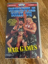 WCW Wrestle War 1991 VHS Wrestling Excellent Condition wwe wwf PAL 91 video