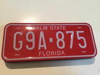 Alte Dose Blechdose Blechschachtel Palm State Florida