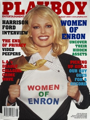 Playboy Magazin, 08-2002 USA, Christina Santiago, Tenison Twins -Reneé & Rosie