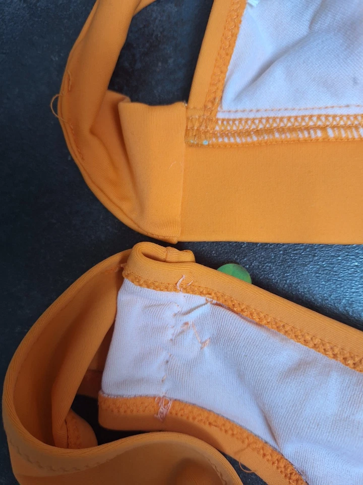 Süßer String Pailletten Triangel Bikini, orange, Gr. S/M von Palmers - Bild 3 von 3