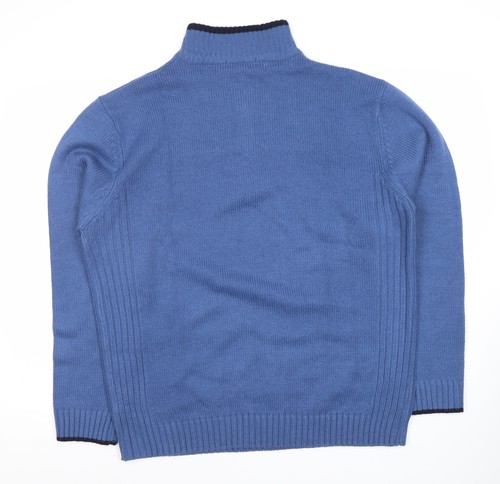 Pierre Cardin Men's 2XL Blue Full Zip Jumper - Picture 2 of 12