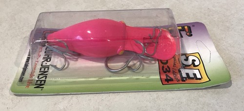 Luhr Jensen 3/4 OZ Hot Shot S.E. Señuelo Magnum ROSA FLUORESCENTE PRE RAPALA EE. UU. NUEVO - Imagen 2 de 6