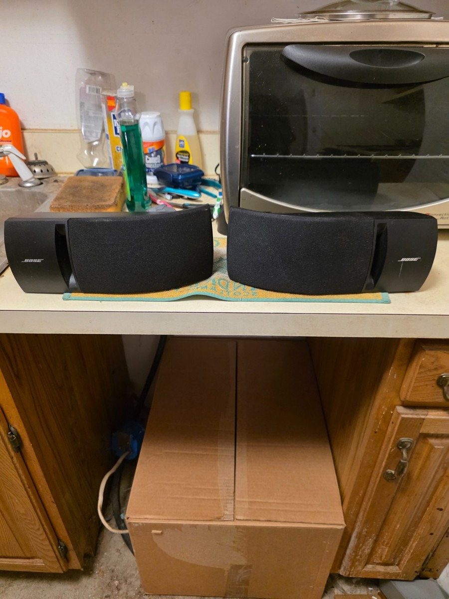 Bose 161 Left and Right Speakers Black Bookshelf/Wall Mountable | eBay