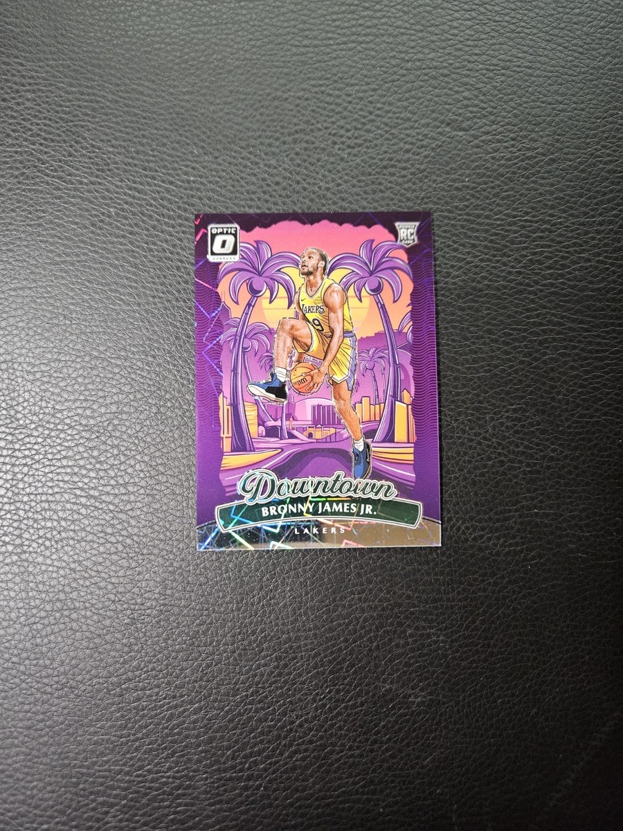 2024-25 Bronny James Jr Donruss Optic Downtown Case Hit Lakers RC