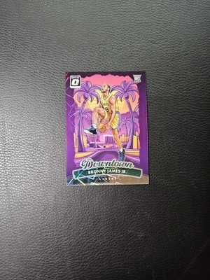 2024-25 Bronny James Jr Donruss Optic Downtown Case Hit Lakers RC