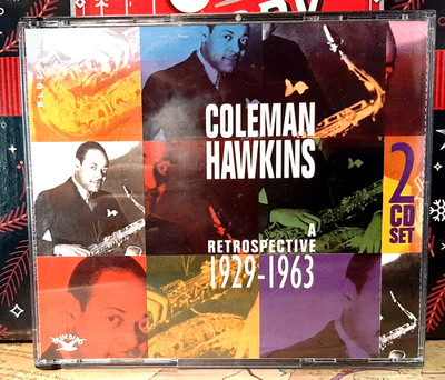 COLEMAN HAWKINS / A RETROSPECTIVE 1929 - 1963 (2 CD SET & BOOKLET, 1995) ~ DINAH