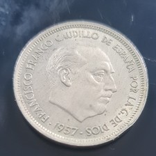 Münze Spanien 57