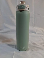 Ello Pop & Fill 22oz.  Stainless Steel Water Bottle PISTACHIO