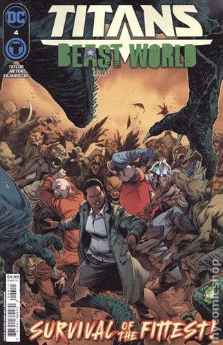 Titans Beast World #4A VF 2024 Stock Image